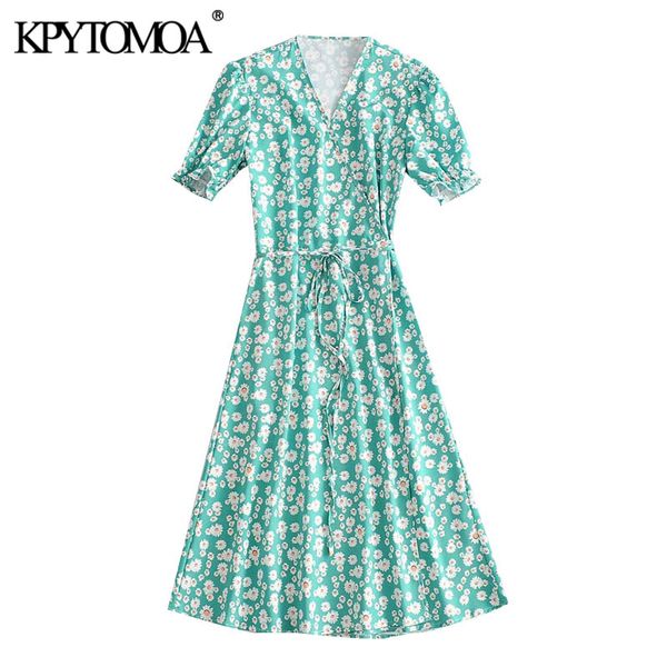 kpytomoa women 2020 fashion floral print wrap midi dress vintage v neck short sleeve bow tie sashes female dresses vestidos, Black;gray
kpytomoa women 2020 fashion floral print wrap midi dress vintage v neck short sleeve bow tie sashes female dresses vestidos, Black;gray