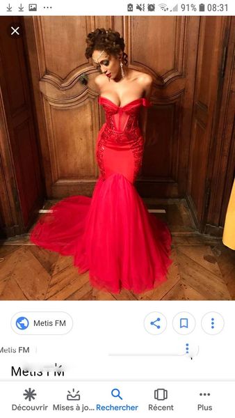 red mermaid prom dress sweetheart off shoulder backless lace applique shining long formal evening gown custom made, Black
red mermaid prom dress sweetheart off shoulder backless lace applique shining long formal evening gown custom made, Black