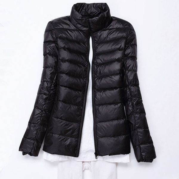 women autumn coats duck down 2018 spring winter female casual overcoat stand neck light thin style ladies slim jackets black 3xl, Black;brown
women autumn coats duck down 2018 spring winter female casual overcoat stand neck light thin style ladies slim jackets black 3xl, Black;brown