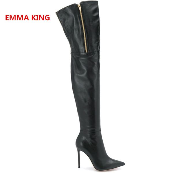 2019 winter fashion over knee boots women black leather stilettos high heels shoes pointed toe side zip thigh high boots
2019 winter fashion over knee boots women black leather stilettos high heels shoes pointed toe side zip thigh high boots