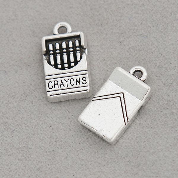 wholesale alloy vintage a box of crayons charms stationery tool charms 9*16mm 100pcs aac1653, Bronze;silver
wholesale alloy vintage a box of crayons charms stationery tool charms 9*16mm 100pcs aac1653, Bronze;silver