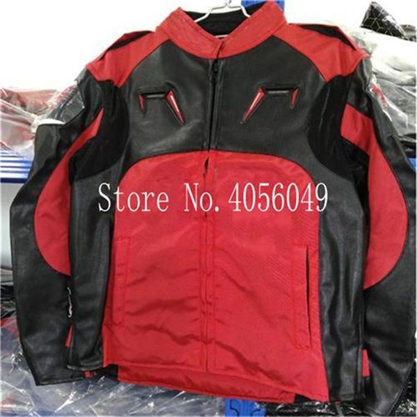 black red men's textile motorcycle riding jacket with protectors with cotton lining a star racing jacke
black red men's textile motorcycle riding jacket with protectors with cotton lining a star racing jacke