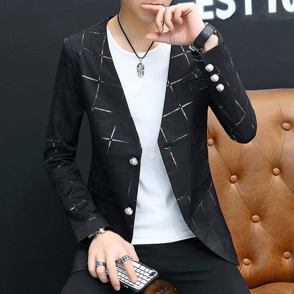 fall 2020 men leisure printing tide suit suits the new youth cultivate one's morality, White;black
fall 2020 men leisure printing tide suit suits the new youth cultivate one's morality, White;black