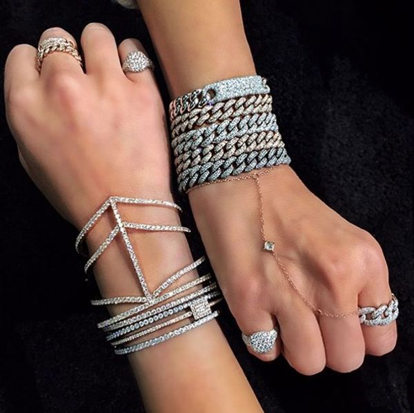 iced out hip hop bling micro pave cz women jewelry 17cm miami cuban link chain bracelet luxury, Black
iced out hip hop bling micro pave cz women jewelry 17cm miami cuban link chain bracelet luxury, Black