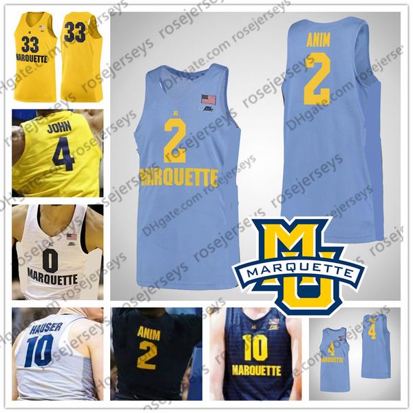 NCAA Marquette Golden Eagles #2 Sacar Anim 4 Theo John 1 Brendan Bailey 21 Joseph Chartouny 23 Jamal Cain College Basketball Jersey S-4XL
NCAA Marquette Golden Eagles #2 Sacar Anim 4 Theo John 1 Brendan Bailey 21 Joseph Chartouny 23 Jamal Cain College Basketball Jersey S-4XL