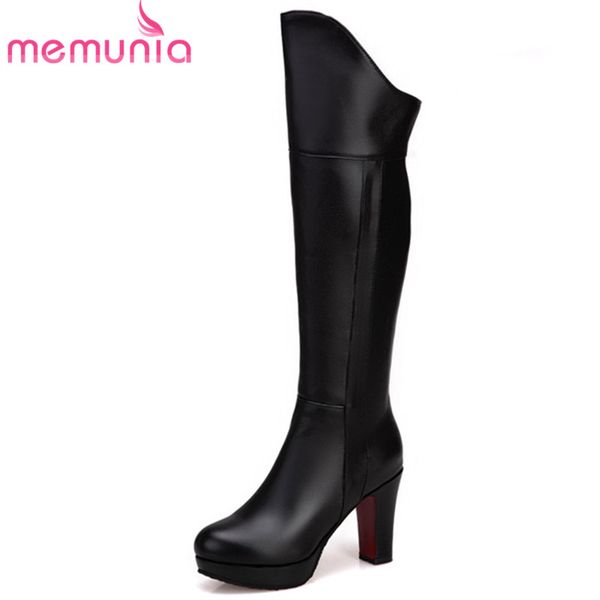 memunia 2020 new arrival women knee high boots round toe high heels platform boots zip autumn winter dress party shoes woman, Black
memunia 2020 new arrival women knee high boots round toe high heels platform boots zip autumn winter dress party shoes woman, Black