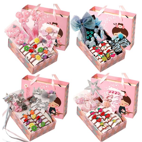 22/26pcs/set new children hair accessories hair clips girls gift box fruit headbands headdress bow butterfly tassels rubber band, Slivery;white
22/26pcs/set new children hair accessories hair clips girls gift box fruit headbands headdress bow butterfly tassels rubber band, Slivery;white