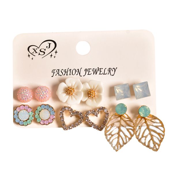 new fashion women's jewelry wholesale girl party beautiful earrings 6 pairs /set pink/green mix type earrings agent shipping, Golden;silver
new fashion women's jewelry wholesale girl party beautiful earrings 6 pairs /set pink/green mix type earrings agent shipping, Golden;silver