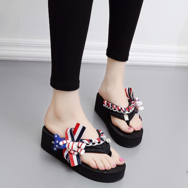 diy cute womens flip flops fashion 5cm wedge sandals summer casual beach slippers bear style female shoes ladies shoes footwea, Black
diy cute womens flip flops fashion 5cm wedge sandals summer casual beach slippers bear style female shoes ladies shoes footwea, Black