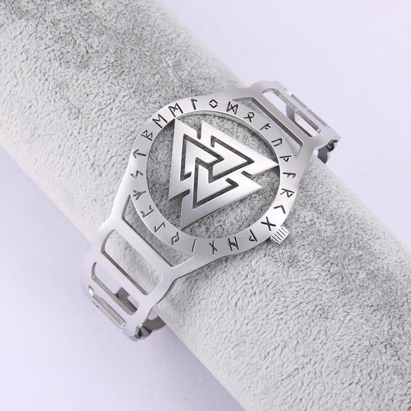 lemegeton viking runes irish knot celtics knot bracelet watch shape hollow wide cuff bangles for men women punk jewelry, Black
lemegeton viking runes irish knot celtics knot bracelet watch shape hollow wide cuff bangles for men women punk jewelry, Black