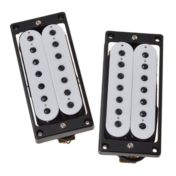 high output guitar pickup double coil humbucker pickups neck and bridge set adjustable pole white
high output guitar pickup double coil humbucker pickups neck and bridge set adjustable pole white