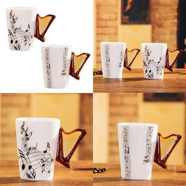 creative novelty harp handle ceramic cup coffee milk cup personality mug unique instrument gift
creative novelty harp handle ceramic cup coffee milk cup personality mug unique instrument gift