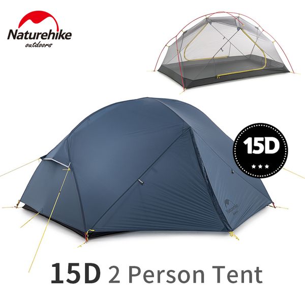 naturehike mongar 2 3 person camping tent 2 person ultralight 15d nylon fabric double layer tent camping waterproof with mat
naturehike mongar 2 3 person camping tent 2 person ultralight 15d nylon fabric double layer tent camping waterproof with mat
