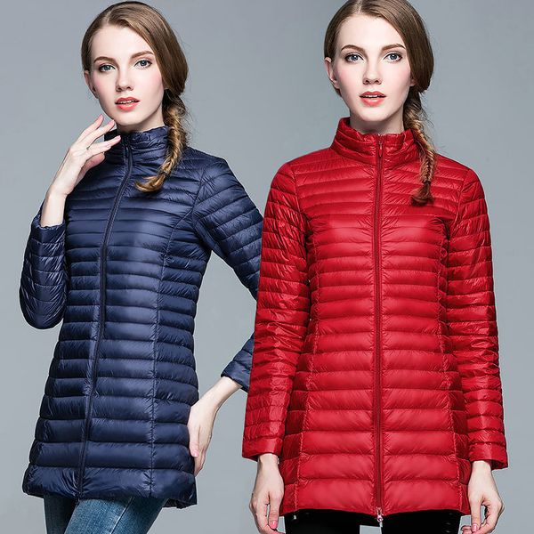 white duck down coat women ultra light down jackets 2019 winter new women long coat parka, Black
white duck down coat women ultra light down jackets 2019 winter new women long coat parka, Black