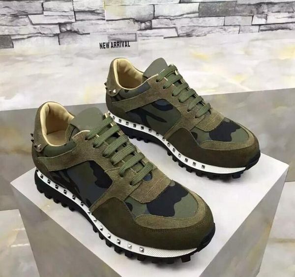 new color camo suede studded camouflage rock runner sneaker shoes for women men stud casual outdoor walking shoes sneakers chaussures, Black
new color camo suede studded camouflage rock runner sneaker shoes for women men stud casual outdoor walking shoes sneakers chaussures, Black