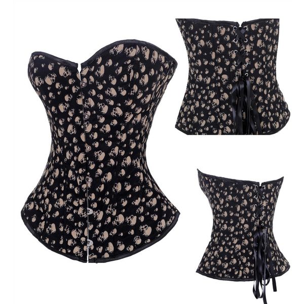 skulls black corset women no trim gothic plus size s-6xl lace-up vintage steampunk overbust body shaper waist train corset bodyshaper, Black;white
skulls black corset women no trim gothic plus size s-6xl lace-up vintage steampunk overbust body shaper waist train corset bodyshaper, Black;white