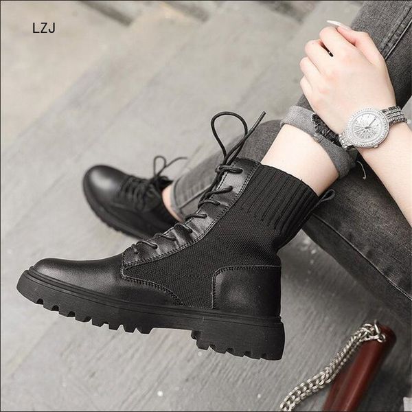 lzj 2019 black ankle boots for women lace up platform boots women winter warm plush street style shoes size 35-40
lzj 2019 black ankle boots for women lace up platform boots women winter warm plush street style shoes size 35-40