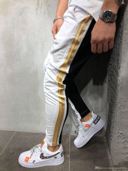 мужские брюки карандаш pantlones homme одежда мода эластичный пояс повседневный полосатые brother спорт gym брюки, Black
мужские брюки карандаш pantlones homme одежда мода эластичный пояс повседневный полосатые brother спорт gym брюки, Black