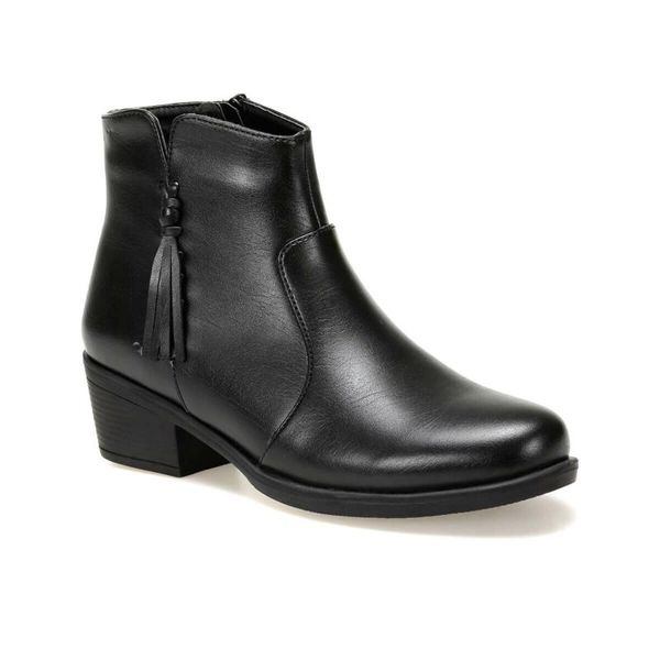 flo n16027-19k black women boots miss f
