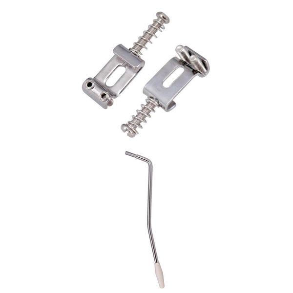 tremolo arm whammy bar + tremolo bridge saddles for electric guitar silver
tremolo arm whammy bar + tremolo bridge saddles for electric guitar silver