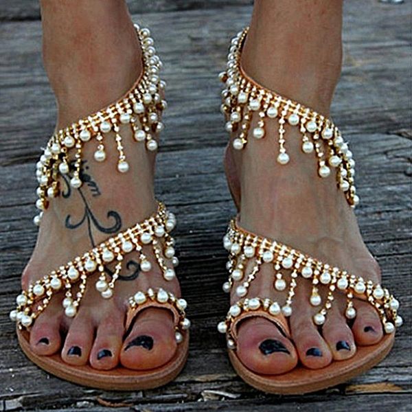 women sandals summer flat pearl flower sandals flip flops rome shoes bead slippers mujer gladiator sandalias sapatos femininos, Black
women sandals summer flat pearl flower sandals flip flops rome shoes bead slippers mujer gladiator sandalias sapatos femininos, Black
