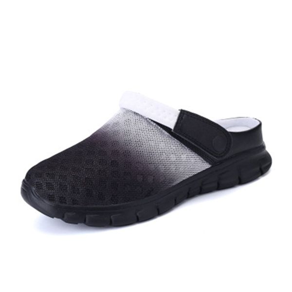 summer slippers men women slip on flats shoes breathable gradient mesh slippers large size couple casual sandals shoes 36-44, Black
summer slippers men women slip on flats shoes breathable gradient mesh slippers large size couple casual sandals shoes 36-44, Black
