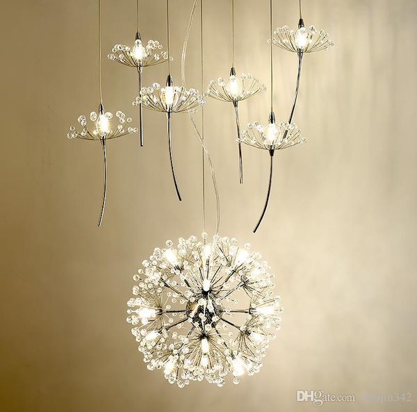 europe crystal chandelier dandelion clothing shop restaurant livingroom g4 led lighting stairs droplight american flower lamp
europe crystal chandelier dandelion clothing shop restaurant livingroom g4 led lighting stairs droplight american flower lamp