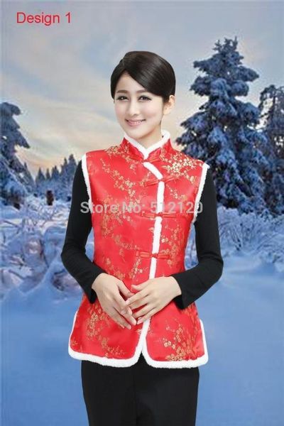 ethnic clothing shanghai story chinese traditional clothes vests for women jackets 2370, Red
ethnic clothing shanghai story chinese traditional clothes vests for women jackets 2370, Red