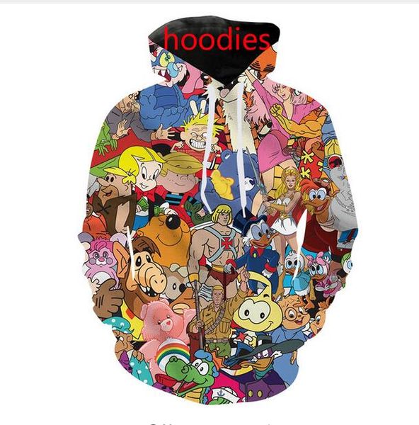 new fashion cartoons collage 80s prints hooded sweatshirt men women long sleeve outerwear pullovers 3d hoodies xlm052, Black
new fashion cartoons collage 80s prints hooded sweatshirt men women long sleeve outerwear pullovers 3d hoodies xlm052, Black