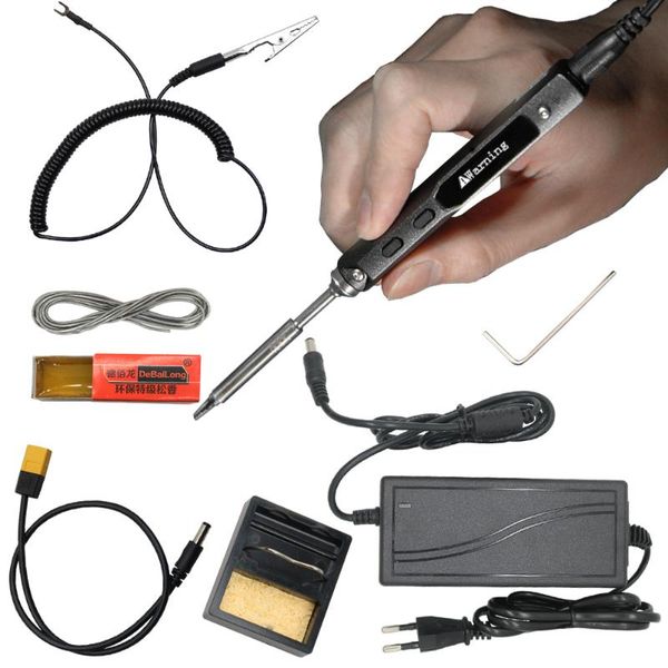 ts100 mini oled 65w digital electric portable smart soldering station kit with ts original replacement iron tip dc power supply
ts100 mini oled 65w digital electric portable smart soldering station kit with ts original replacement iron tip dc power supply