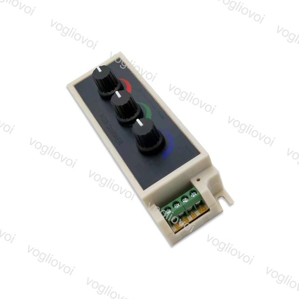 Dimmer Independent Control Of Rgb Knob Switch Dc12-24v 3ch Lighting Accessories For Rgb Strip Module Rigid Bar String Dhl