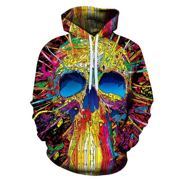 couple's scary halloween 3d skull printed party long sleeve hoodie sweatshirt, Black
couple's scary halloween 3d skull printed party long sleeve hoodie sweatshirt, Black