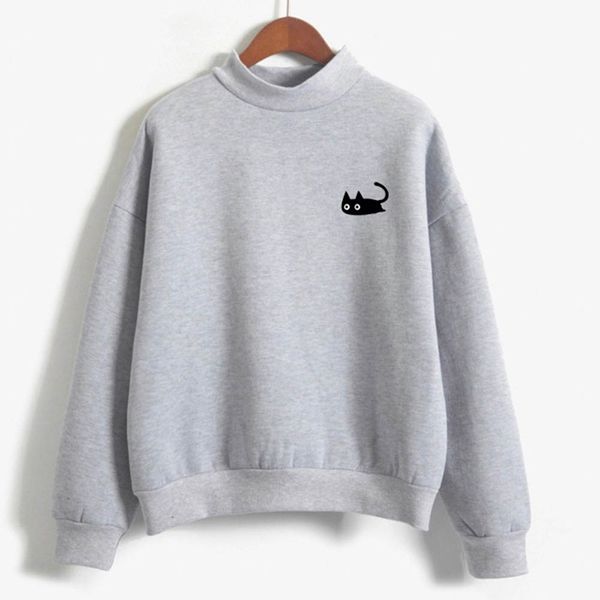 feitong women sweatshirt pullovers kawaii cat printed loose casual autumn spring long sleeve jumper tracksuit sudadera mujer, Black
feitong women sweatshirt pullovers kawaii cat printed loose casual autumn spring long sleeve jumper tracksuit sudadera mujer, Black