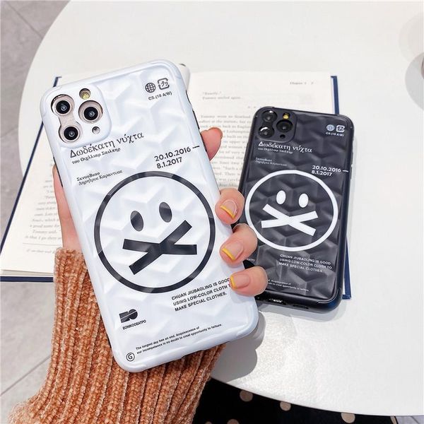 new luxury designer fashion silicone soft phone case for iphone 11 11pro xs max xr x 8 7 plus cute smile cartoon cover case
new luxury designer fashion silicone soft phone case for iphone 11 11pro xs max xr x 8 7 plus cute smile cartoon cover case
