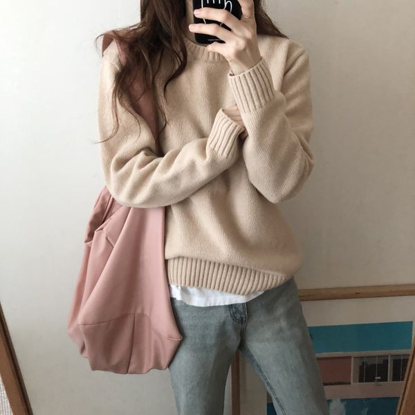 осень harajuku свитер женщины зима свободные o шеи сплошной цвет вязаный джемпер и пуловер женские теплые основные сладкие свитера, White;black
осень harajuku свитер женщины зима свободные o шеи сплошной цвет вязаный джемпер и пуловер женские теплые основные сладкие свитера, White;black