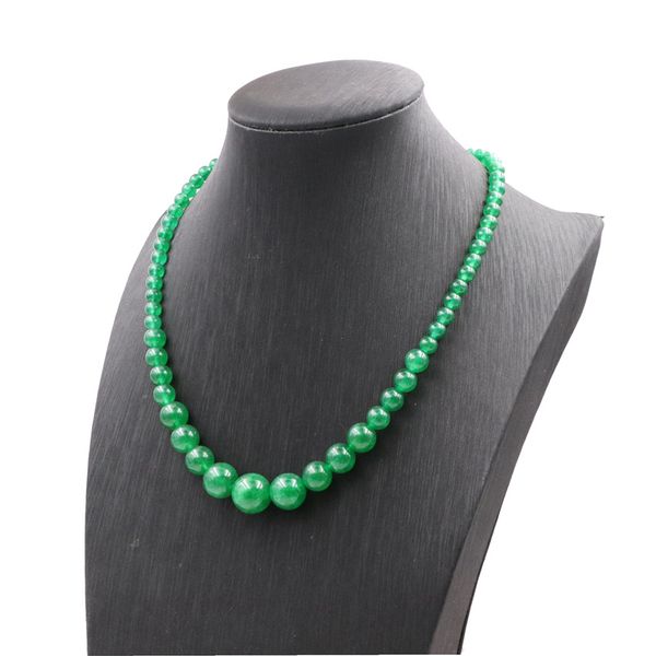 statement women short chain necklace jades round 6-14mm natural stone chalcedony round beads choker clavicle jewelry 18" a997, Golden;silver
statement women short chain necklace jades round 6-14mm natural stone chalcedony round beads choker clavicle jewelry 18" a997, Golden;silver