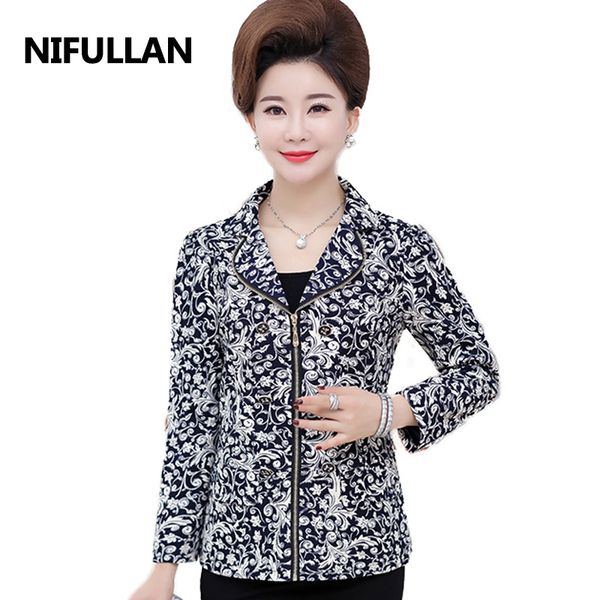 nifullan 2017 autumn women blazer coat long sleeve zipper mother's jacket office high-grade fashion slim suits outwear, White;black
nifullan 2017 autumn women blazer coat long sleeve zipper mother's jacket office high-grade fashion slim suits outwear, White;black