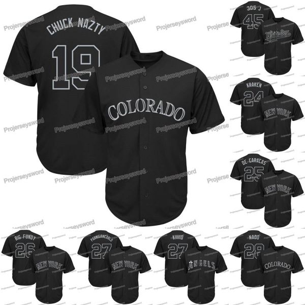 Mens Charlie Blackmon 2019 Players Weekend Jersey Gary Sanchez Gleyber Torres DJ LeMahieu Giancarlo Stanton Mike Trout Baseball Jerseys
Mens Charlie Blackmon 2019 Players Weekend Jersey Gary Sanchez Gleyber Torres DJ LeMahieu Giancarlo Stanton Mike Trout Baseball Jerseys