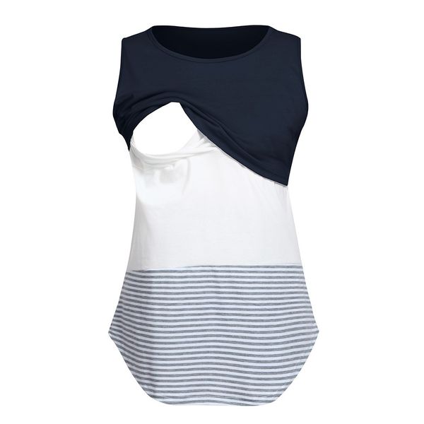 Women Mom Pregnant Blouse Nursing Baby Maternity Sleeveless Striped Breastfeeding Blouse Clothes zwangerschaps kleding @30
Women Mom Pregnant Blouse Nursing Baby Maternity Sleeveless Striped Breastfeeding Blouse Clothes zwangerschaps kleding @30