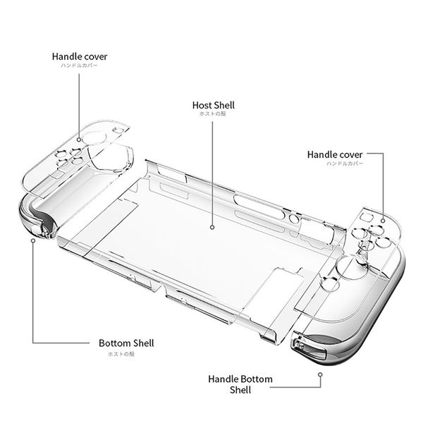 iksnail for nintendo switch console tpu/crystal pc protective cover transparent hard 3 types case for nintend shock absorption
iksnail for nintendo switch console tpu/crystal pc protective cover transparent hard 3 types case for nintend shock absorption