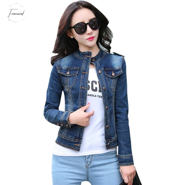 fashion jacket outerwear arrival womens denim jackets vintage casual single breasted coat female jean for new basic coats, Black;brown
fashion jacket outerwear arrival womens denim jackets vintage casual single breasted coat female jean for new basic coats, Black;brown