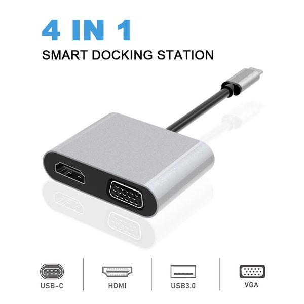 высокое качество 4-в-1 тип-c адаптер к hdmi vga аудио видеоадаптер алюминиевый сплав hd conversion usb3.0 silver adapter
высокое качество 4-в-1 тип-c адаптер к hdmi vga аудио видеоадаптер алюминиевый сплав hd conversion usb3.0 silver adapter