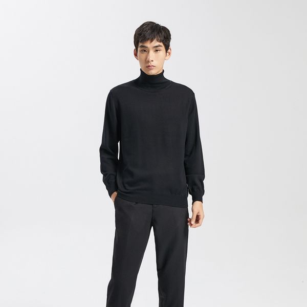 me&city 2019 men turtleneck sweater men winter fashion long sleeve basic knitted wool sweater clothes, White;black
me&city 2019 men turtleneck sweater men winter fashion long sleeve basic knitted wool sweater clothes, White;black