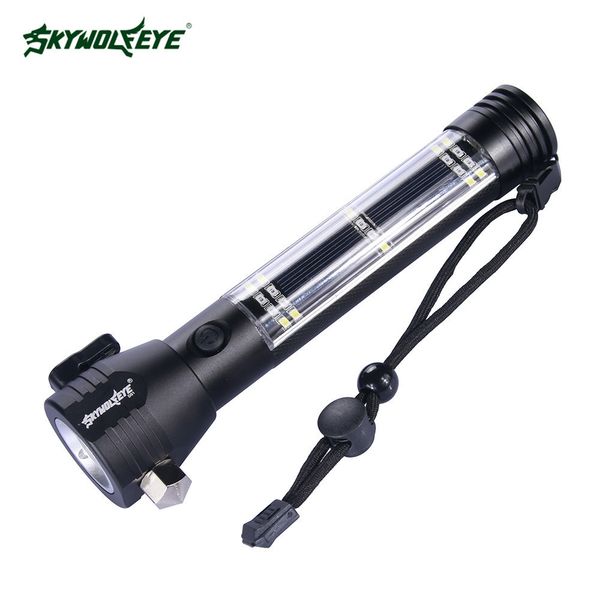 skywolfeye light aluminium alloy led flashlight outdoors solar energy security hammer fire control meet an emergency flashlight
skywolfeye light aluminium alloy led flashlight outdoors solar energy security hammer fire control meet an emergency flashlight