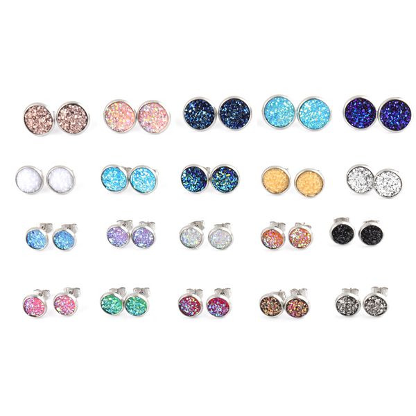 resin stainless steel earings drusy druzy earrings jewelry women party gift dress candy colors, Golden;silver
resin stainless steel earings drusy druzy earrings jewelry women party gift dress candy colors, Golden;silver