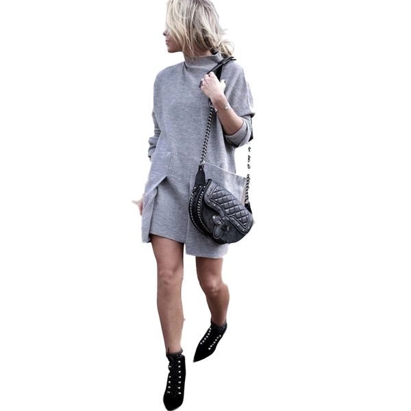 fashion women autumn winter o neck pocket long sleeve dress solid casual knitted elegnat mini dress vestido, White;black
fashion women autumn winter o neck pocket long sleeve dress solid casual knitted elegnat mini dress vestido, White;black