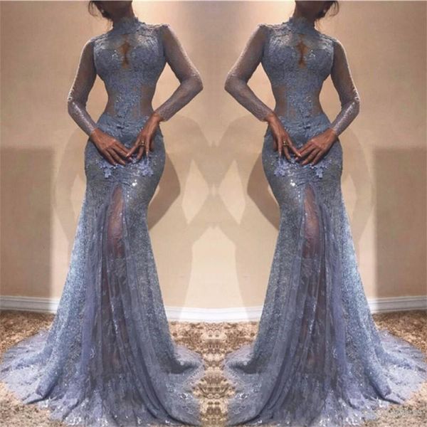 lavender zuhair murad elegant full lace prom dresses 2020 high neck mermaid long sleeves see through illusion evening formal party gowns, Black
lavender zuhair murad elegant full lace prom dresses 2020 high neck mermaid long sleeves see through illusion evening formal party gowns, Black