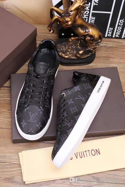 a6 casual men shoes breathable with original box flats comfortable chaussures pour hommes shoes leather big size luxembourg sneaker sale, Black 
a6 casual men shoes breathable with original box flats comfortable chaussures pour hommes shoes leather big size luxembourg sneaker sale, Black