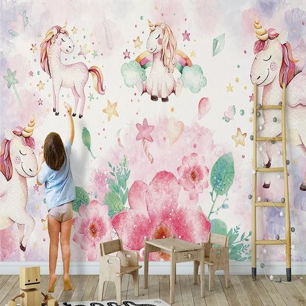 new custom large mural 3d wallpaper cartoon unicorn pink baby children's bedroom mural tv back wall decor deep 5d embossed
new custom large mural 3d wallpaper cartoon unicorn pink baby children's bedroom mural tv back wall decor deep 5d embossed