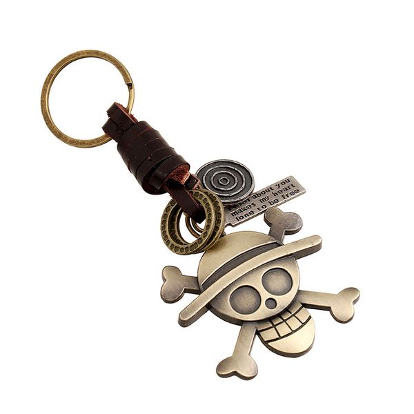 classic vintage woven alloy skull leather key chain fashion creative cowhide keychain gifts for men, Silver
classic vintage woven alloy skull leather key chain fashion creative cowhide keychain gifts for men, Silver